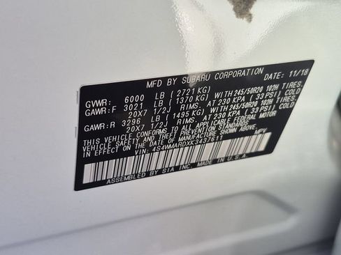 Used 2019 Subaru Ascent Touring w/ Popular Package #3 AWD/4WD image 35