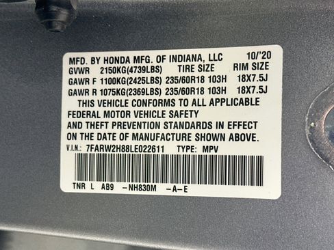 Used 2020 Honda CR-V EX-L image 30