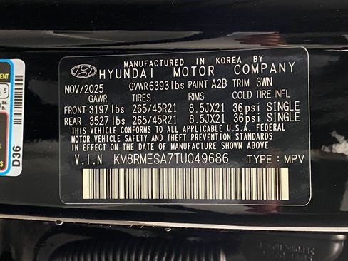 New 2026 Hyundai Palisade Calligraphy AWD/4WD image 38
