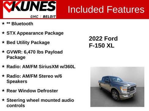 Used 2022 Ford F150 XL w/ STX Appearance Package AWD/4WD image 2