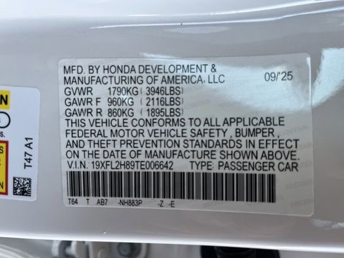 Used 2026 Honda Civic Sport image 23