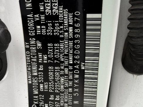 Used 2013 Kia Sorento SX w/ SX Premium Pkg image 9