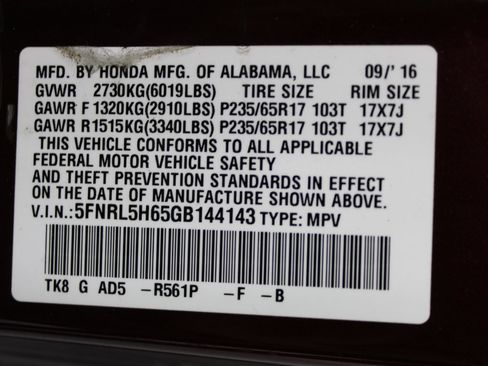 Used 2016 Honda Odyssey EX-L image 85