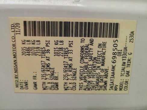 Used 2021 Nissan Rogue S FWD image 33