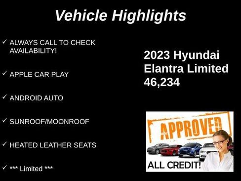 Used 2023 Hyundai Elantra Limited w/ Cargo Package FWD image 10