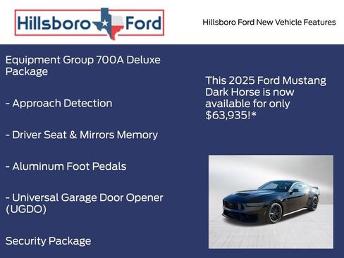 New 2025 Ford Mustang Dark Horse RWD image 10
