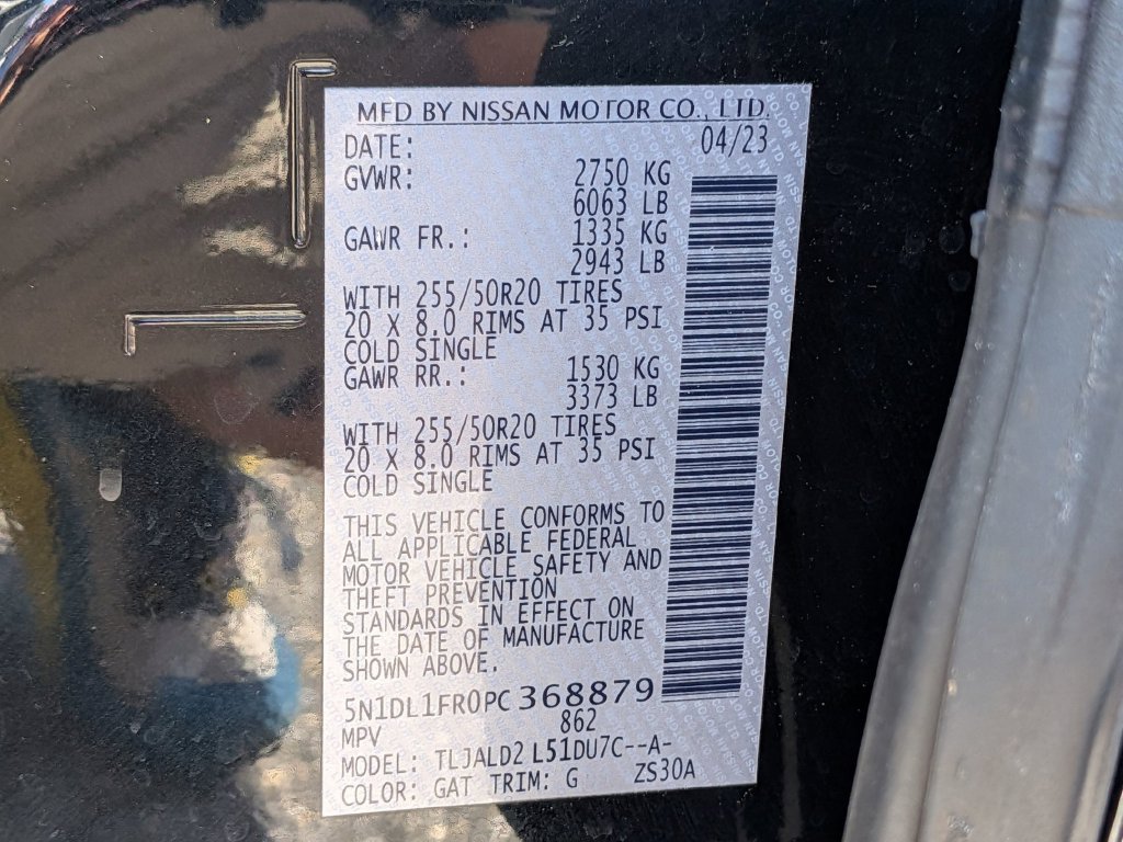 Used 2023 INFINITI QX60 Luxe w/ Cargo Package FWD image 37