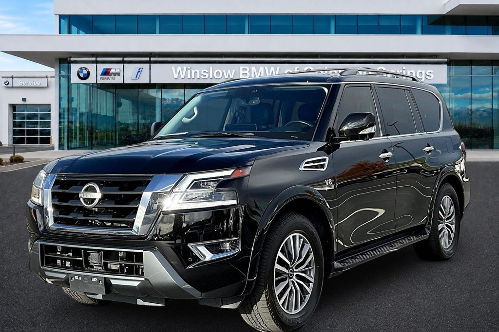 Used 2021 Nissan Armada SL w/ Captain's Chairs Package AWD/4WD image 3