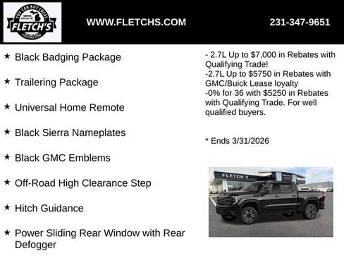 New 2026 GMC Sierra 1500 AT4 w/ AT4 Premium Package AWD/4WD image 3