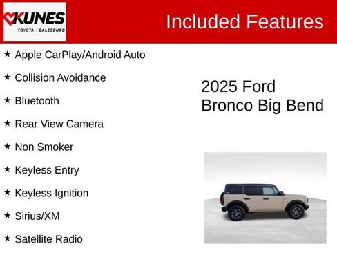 Used 2025 Ford Bronco Big Bend image 2
