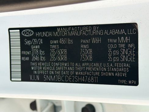 Used 2025 Hyundai Tucson SEL AWD/4WD image 12