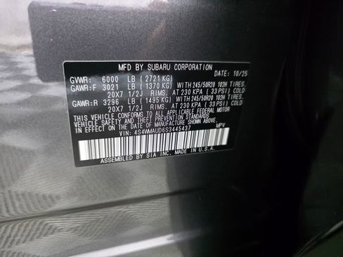 Certified 2025 Subaru Ascent Touring AWD/4WD image 42
