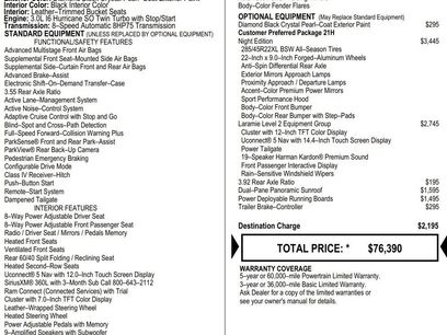 New 2026 RAM 1500 Laramie w/ Night Edition