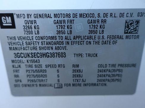 Used 2017 Chevrolet Silverado 1500 LTZ w/ Texas Edition image 46