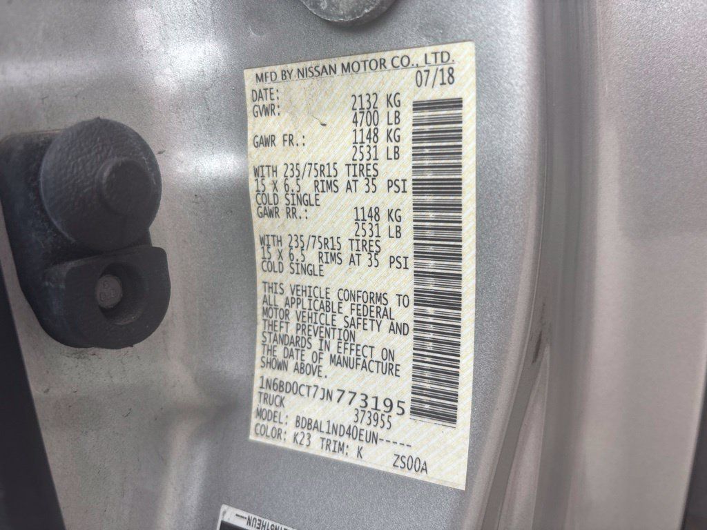 Used 2018 Nissan Frontier S RWD image 9