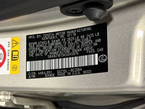 Used 2019 Lexus ES 350 w/ Premium Package image 32