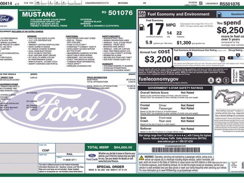Used 2024 Ford Mustang Dark Horse RWD image 34