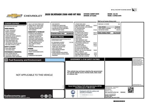Used 2020 Chevrolet Silverado 2500 W/T w/ WT Convenience Package image 34