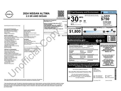 Certified 2024 Nissan Altima 2.5 SR image 6