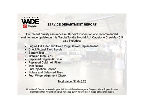 Used 2023 Toyota Tundra Capstone AWD/4WD image 4
