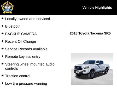 Used 2018 Toyota Tacoma SR5 image 2