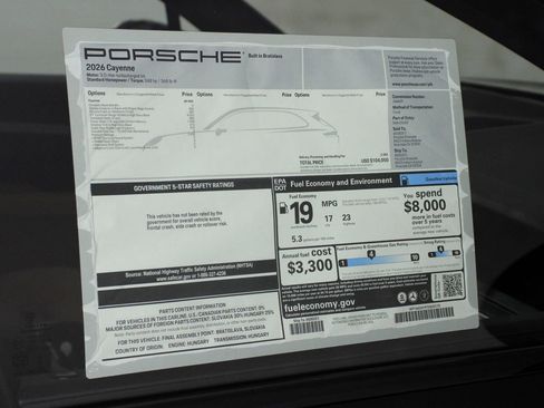 New 2026 Porsche Cayenne AWD/4WD image 25