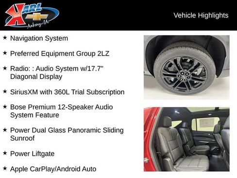 New 2026 Chevrolet Traverse High Country AWD/4WD image 3