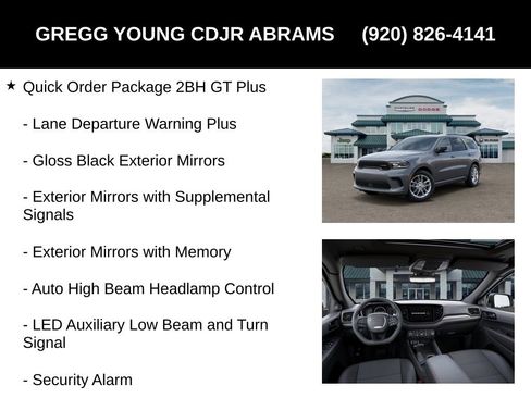 New 2026 Dodge Durango GT AWD/4WD image 18