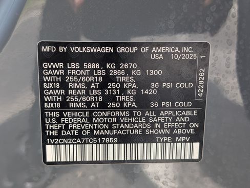 Used 2026 Volkswagen Atlas Peak Edition AWD/4WD image 43