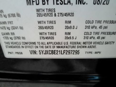 Used 2020 Tesla Model X AWD/4WD image 56