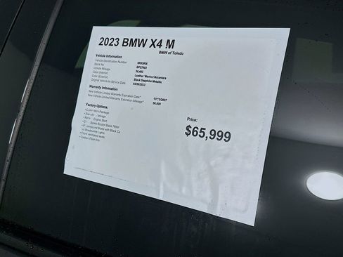 Used 2023 BMW X4 M w/ Competition Package AWD/4WD image 12