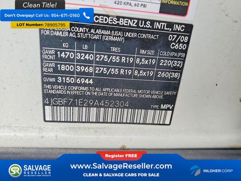 Used 2009 Mercedes-Benz GL 450 4MATIC image 17