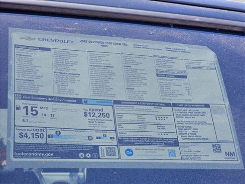New 2026 Chevrolet Silverado 1500 ZR2 AWD/4WD image 17