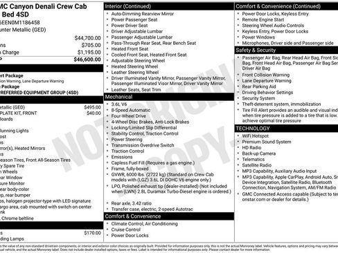 Used 2021 GMC Canyon Denali AWD/4WD image 22