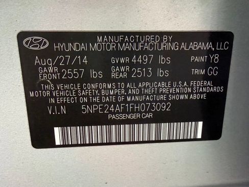 Used 2015 Hyundai Sonata SE FWD image 24