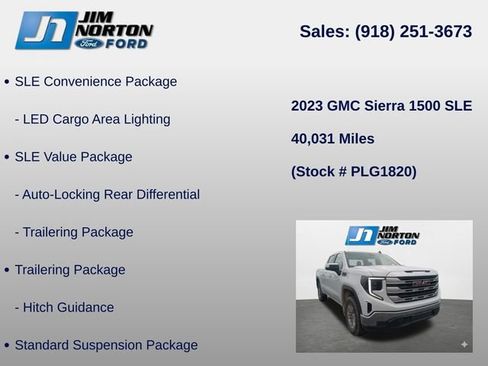 Used 2023 GMC Sierra 1500 SLE AWD/4WD image 17