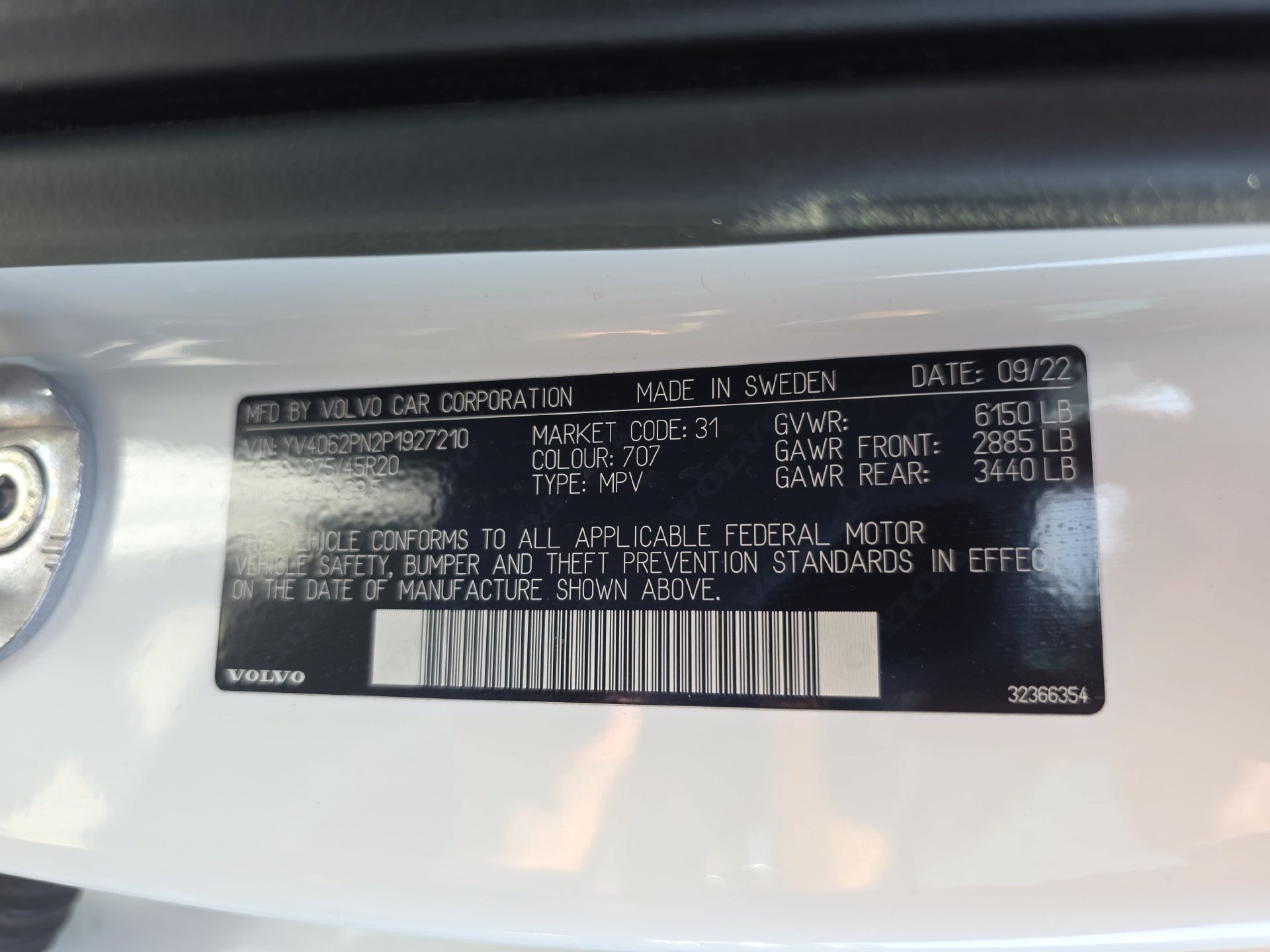 Used 2023 Volvo XC90 B6 Plus w/ Protection Package Premier AWD/4WD image 34