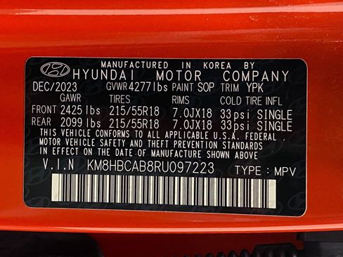 Certified 2024 Hyundai Kona SEL AWD/4WD image 32