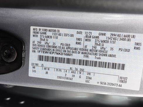Used 2022 Ford F150 XL w/ STX Appearance Package AWD/4WD image 20