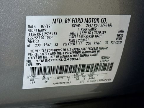 Used 2020 Ford Explorer XLT w/ Equipment Group 202A image 42