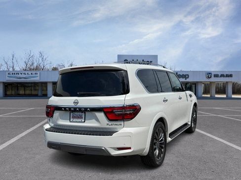 Used 2022 Nissan Armada Platinum w/ Captain's Chairs Package AWD/4WD image 3