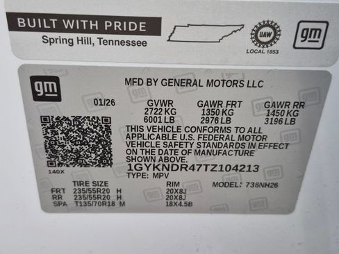 New 2026 Cadillac XT5 Premium Luxury w/ Driver Assist Package AWD/4WD image 30