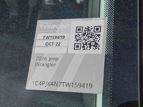 New 2026 Jeep Wrangler Sport S image 28