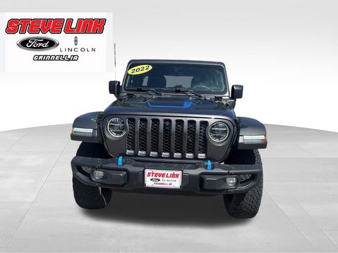Used 2022 Jeep Wrangler Unlimited Rubicon 4xe w/ Steel Bumper Group AWD/4WD image 3