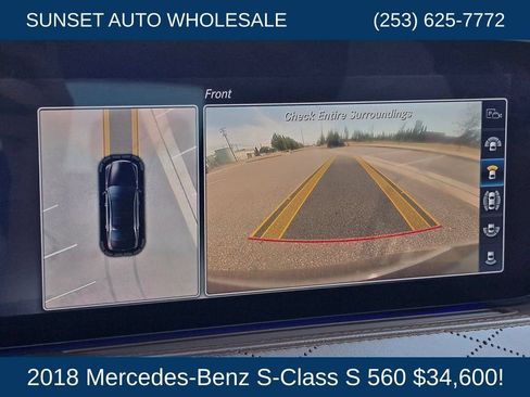 Used 2018 Mercedes-Benz S 560 Sedan w/ Premium Package image 41
