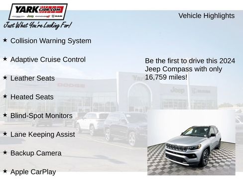 Certified 2024 Jeep Compass Limited image 12