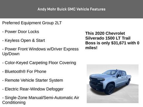 Used 2020 Chevrolet Silverado 1500 LT Trail Boss AWD/4WD image 8