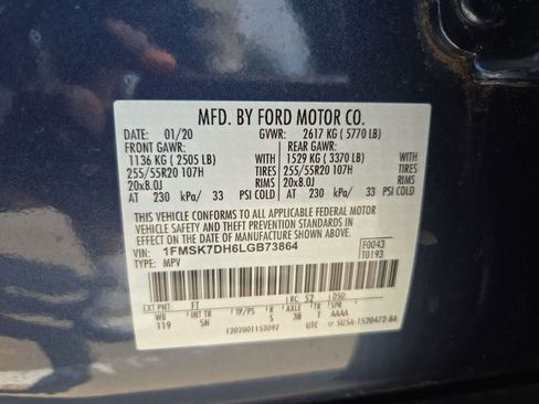 Used 2020 Ford Explorer XLT w/ Equipment Group 202A RWD image 34