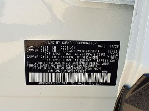 New 2026 Subaru Forester Touring AWD/4WD image 10