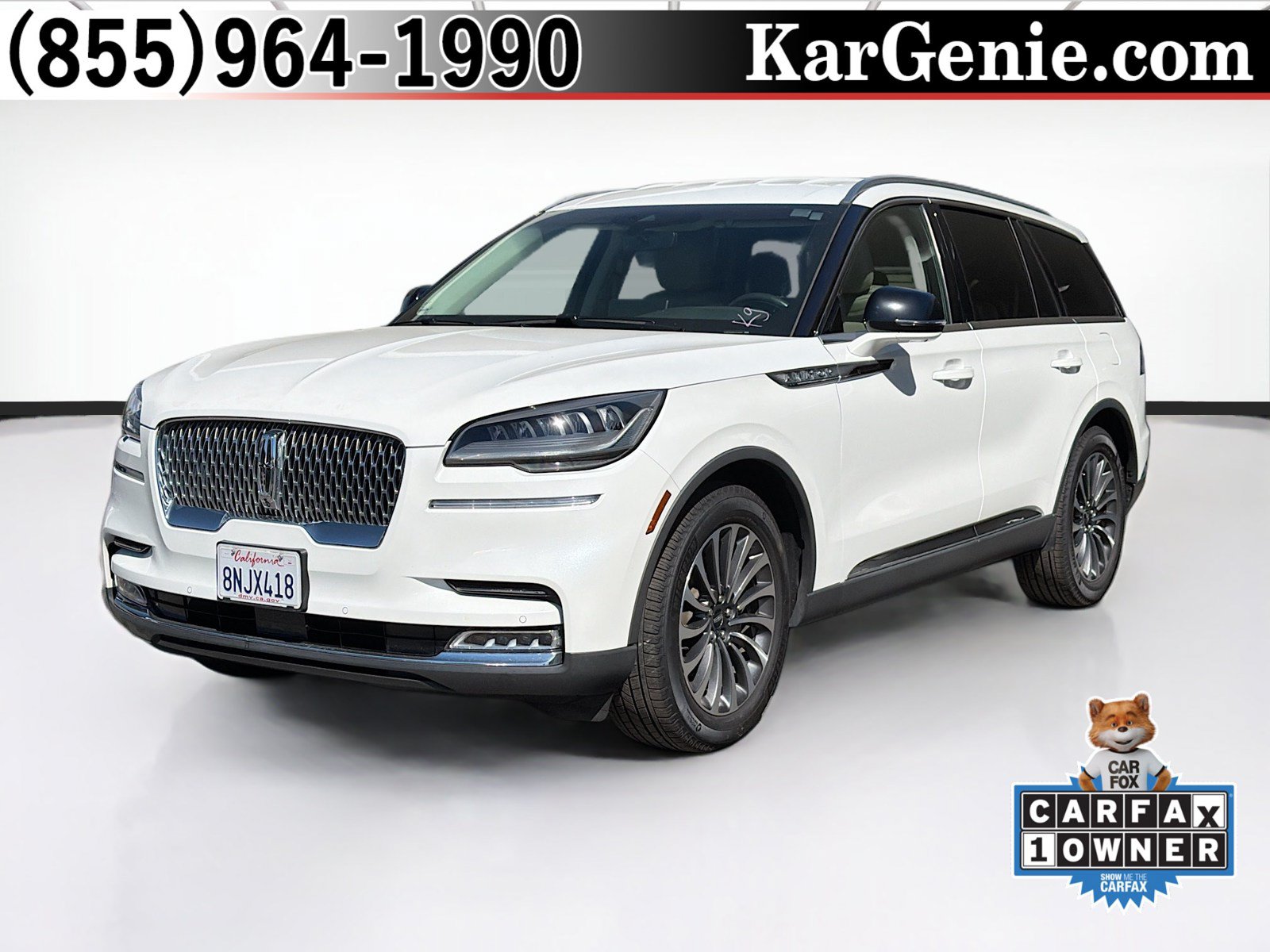 Used 2020 Lincoln Aviator Reserve w/ Elements Package Plus RWD image 1